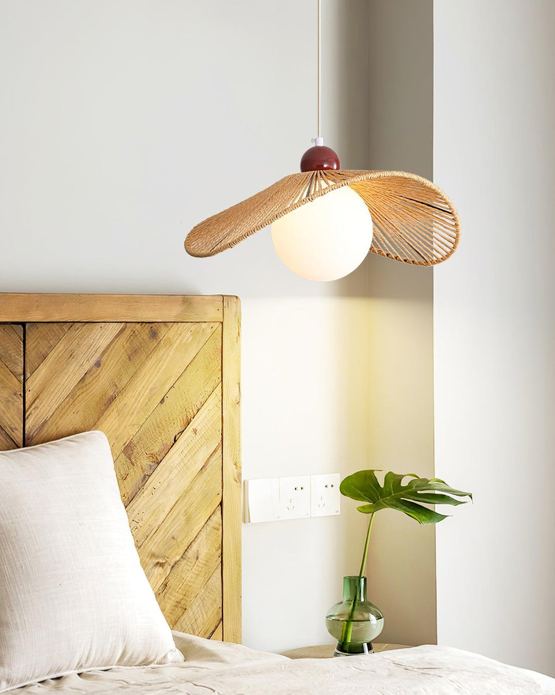Hikari Lampe Suspension Bois Moderne - Neutralighting