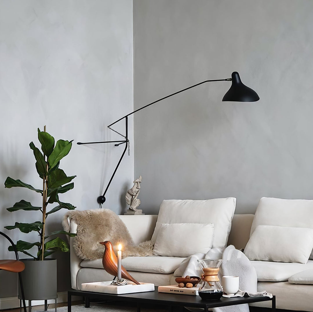 Ivsolarae Modern Minimalist Arm Wall Lamp - Neutralighting