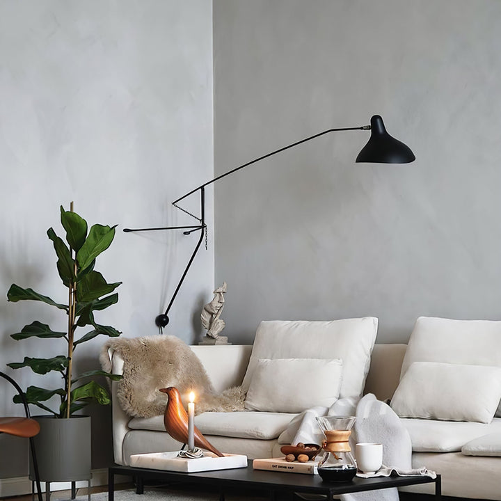 Ivsolarae Modern Minimalist Arm Wall Lamp - Neutralighting