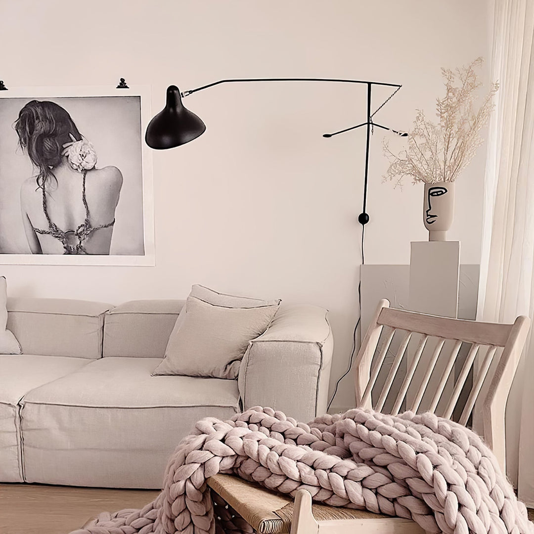 Ivsolarae Modern Minimalist Arm Wall Lamp - Neutralighting