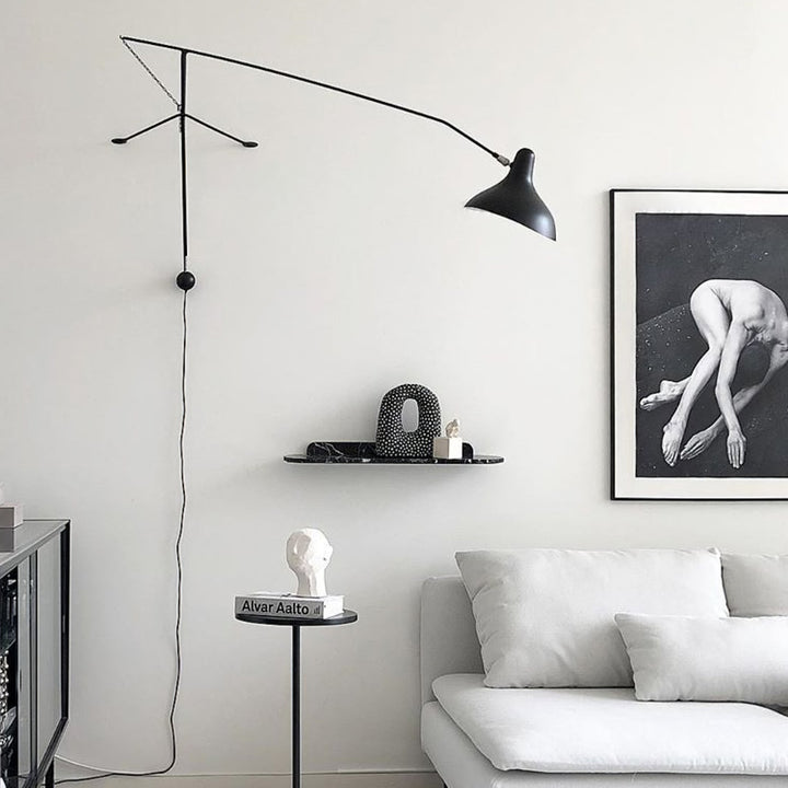Ivsolarae Modern Minimalist Arm Wall Lamp - Neutralighting