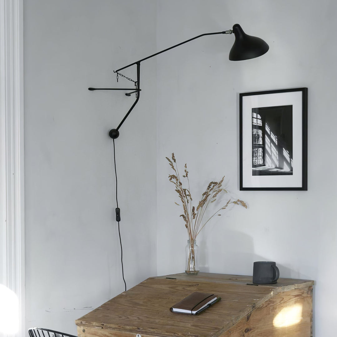 Ivsolarae Modern Minimalist Arm Wall Lamp - Neutralighting