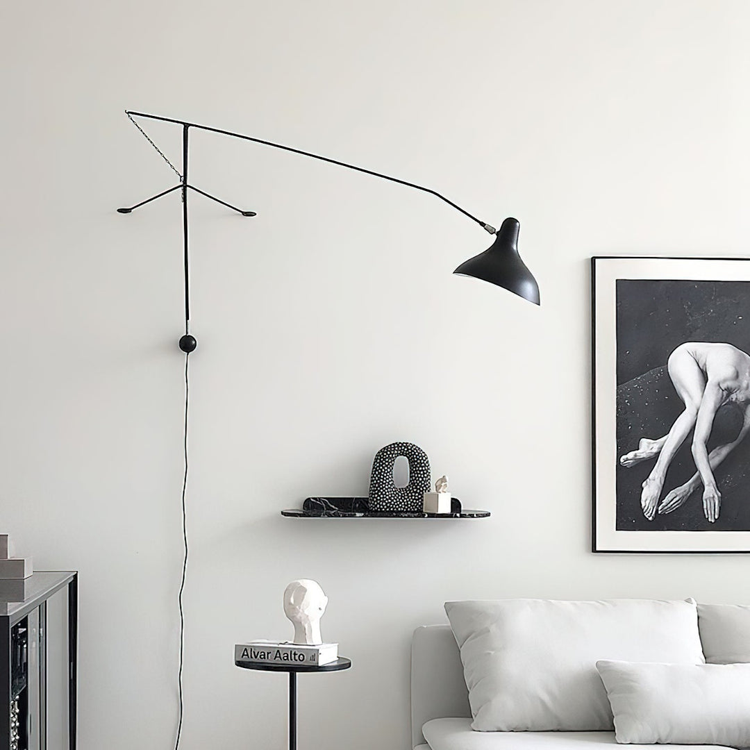 Wall Lamp Applique Industrielle à Bras Pivotant Réglable - Neutralighting