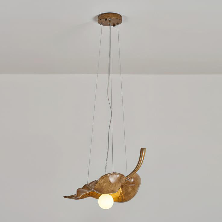 Maple Leaf Lampe Pendante Résine Organique Élégance - Neutralighting