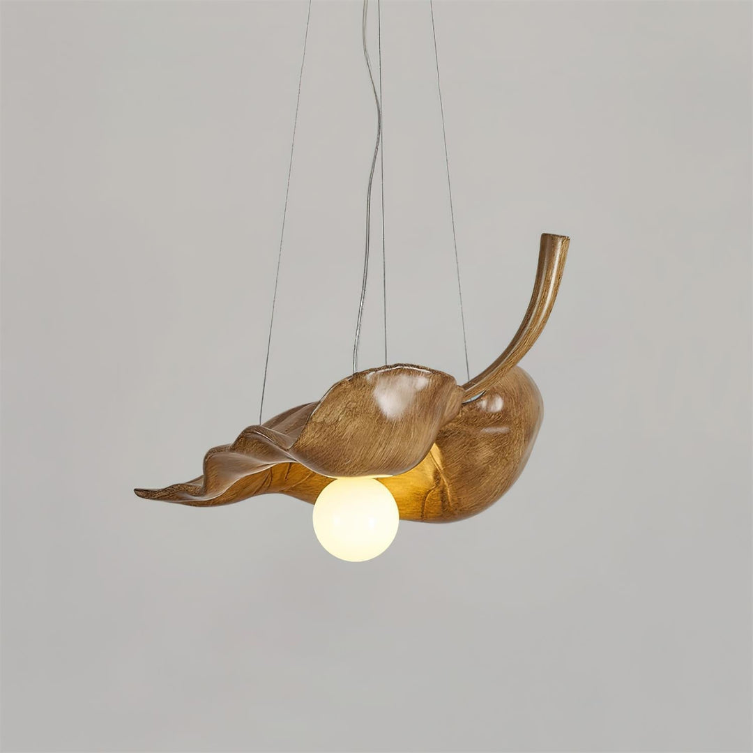 Maple Leaf Lampe Pendante Résine Organique Élégance - Neutralighting