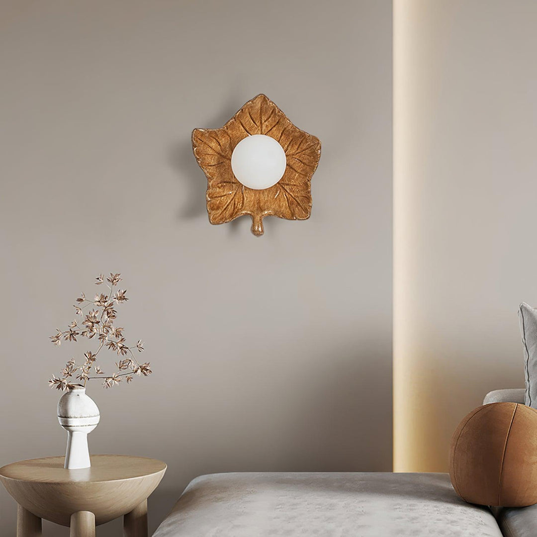 Maple Leaf Applique Murale Élégante Organique - Neutralighting