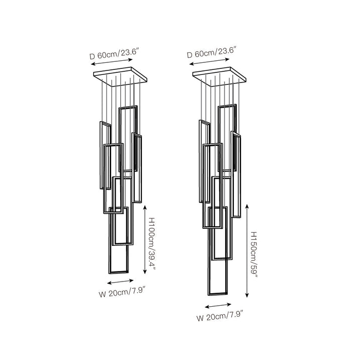Sysorila Suspension Métal LED Minimaliste Moderne - Neutralighting