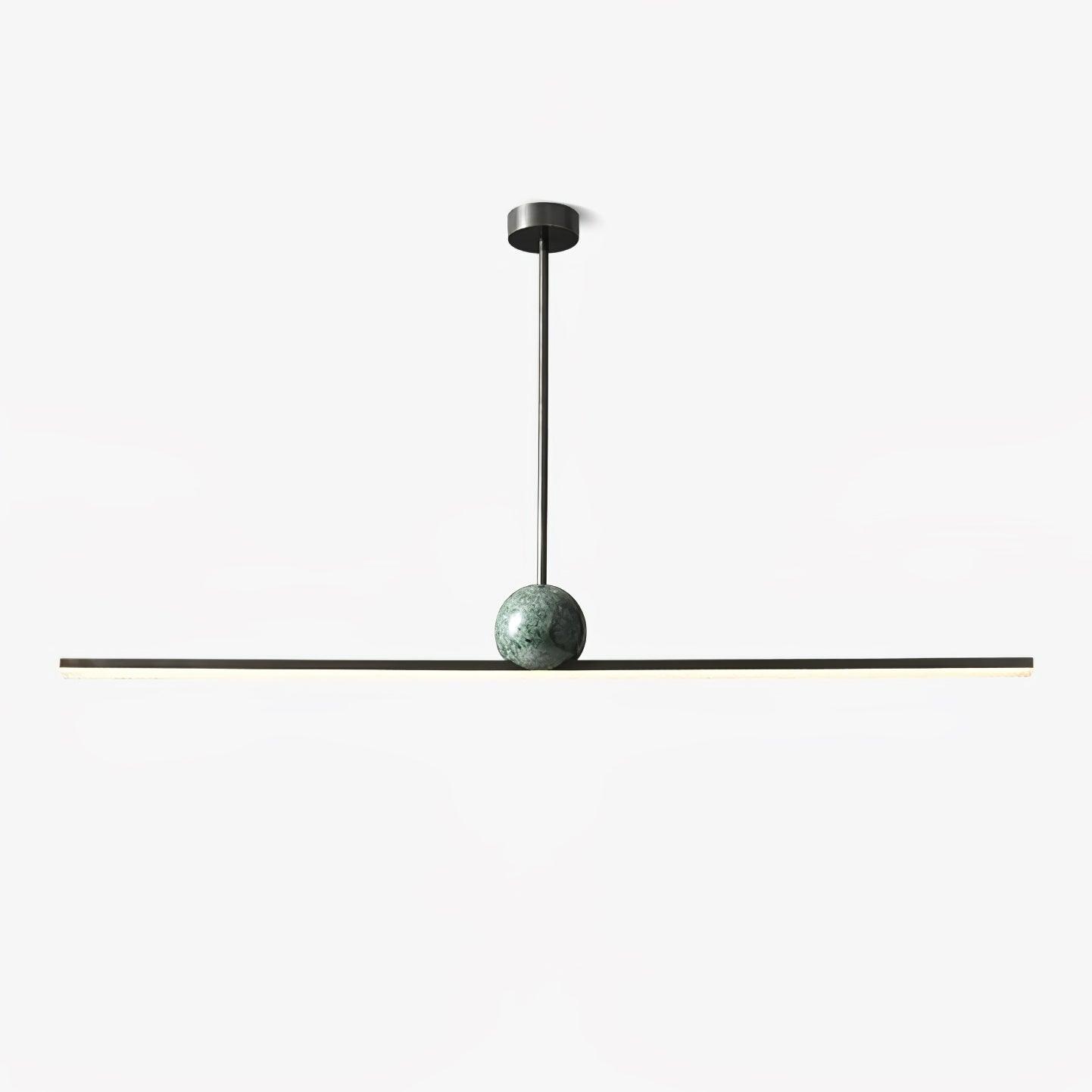 Liora Suspension Linéaire Minimaliste en Marbre - Neutralighting