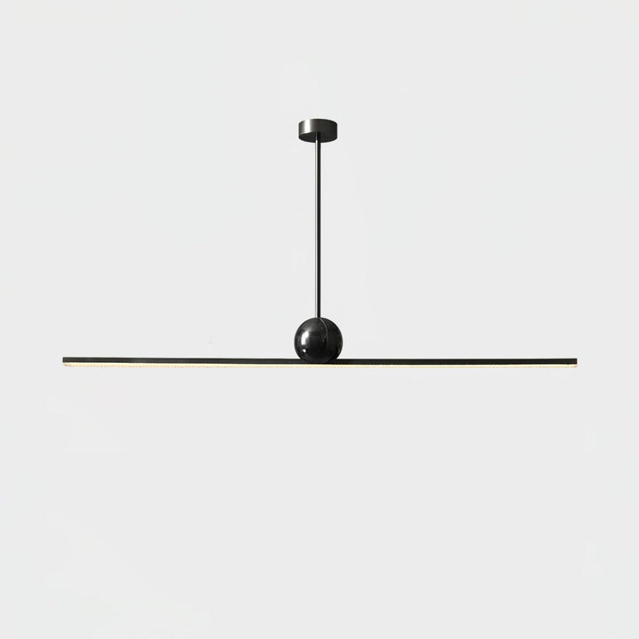 Liora Suspension Linéaire Minimaliste en Marbre - Neutralighting