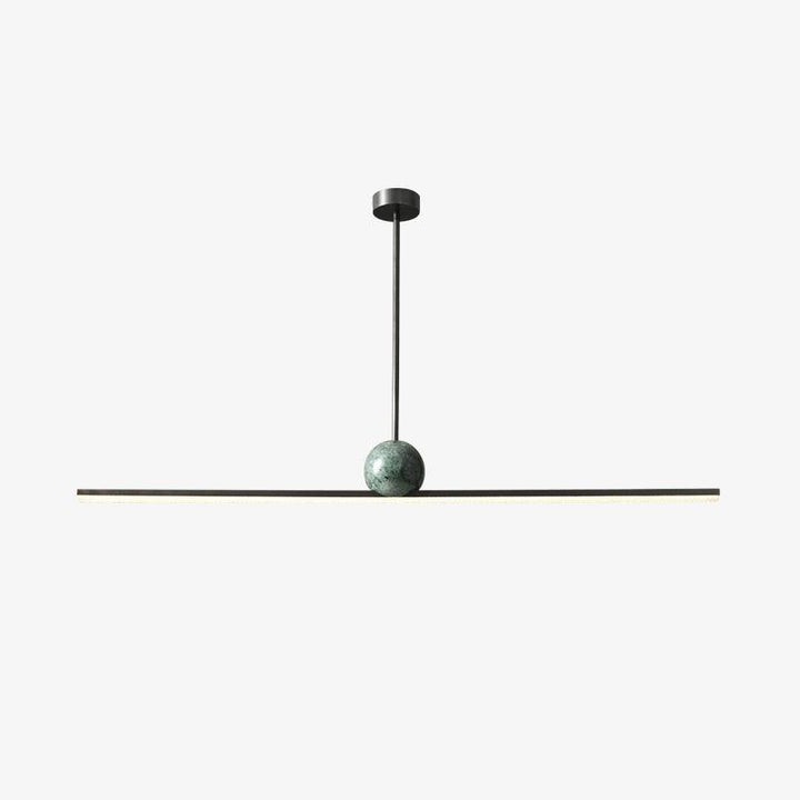 Liora Suspension Linéaire Minimaliste en Marbre - Neutralighting