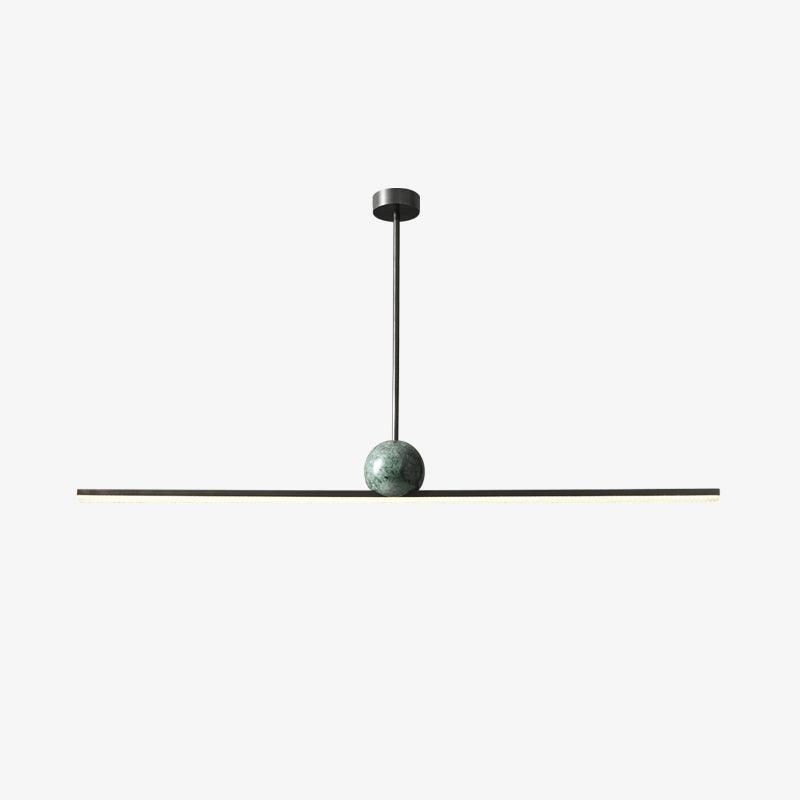 Liora Suspension Linéaire Minimaliste en Marbre - Neutralighting