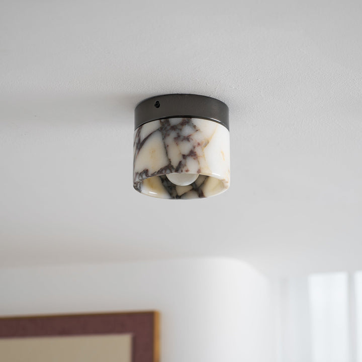 Ivinir Lampe De Plafond Ronde Marbre Minimaliste Moderne - Neutralighting