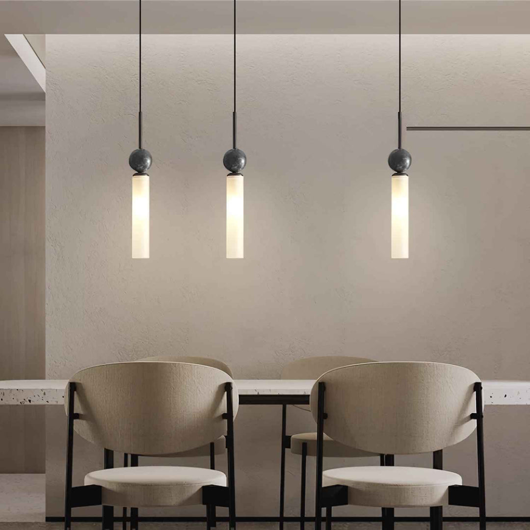 Thea Suspension minimaliste en marbre - Neutralighting