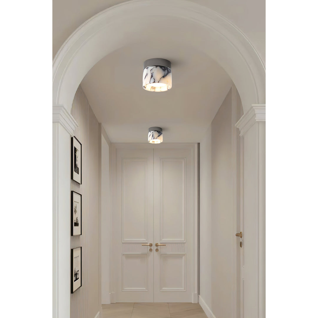 Ivinir Lampe De Plafond Ronde Marbre Minimaliste Moderne - Neutralighting