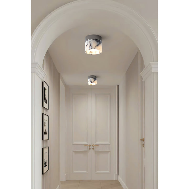 Ivinir Lampe De Plafond Ronde Marbre Minimaliste Moderne - Neutralighting