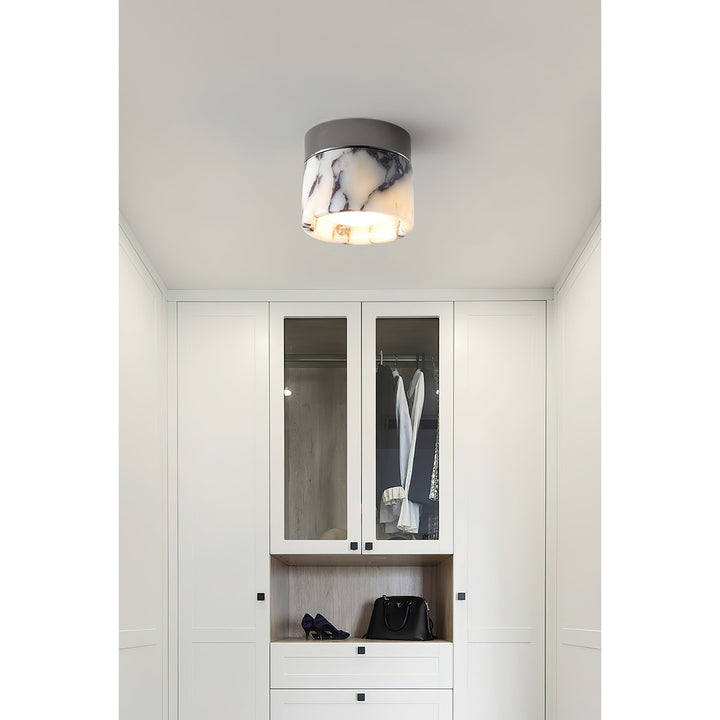 Ivinir Lampe De Plafond Ronde Marbre Minimaliste Moderne - Neutralighting