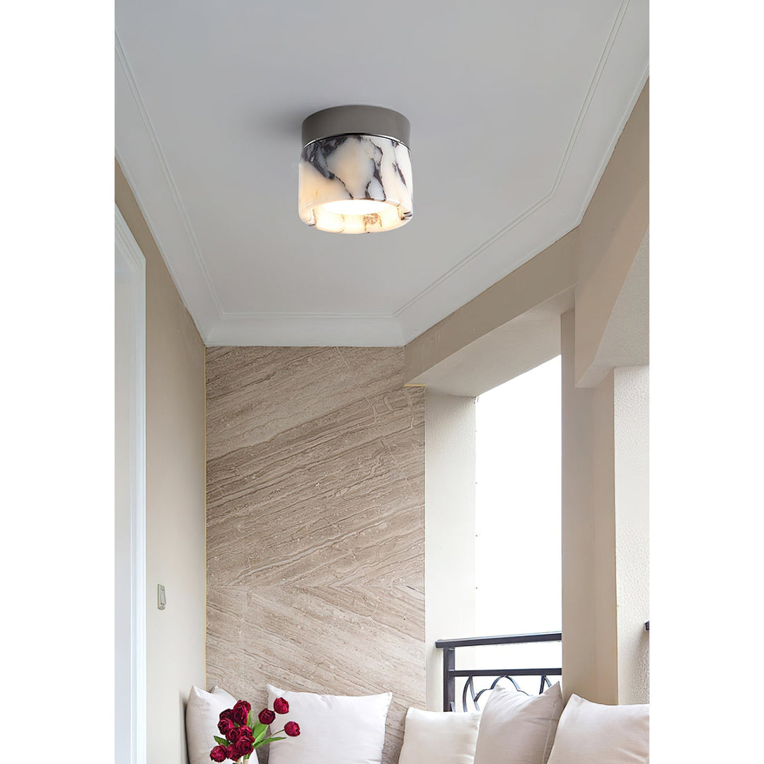 Ivinir Lampe De Plafond Ronde Marbre Minimaliste Moderne - Neutralighting