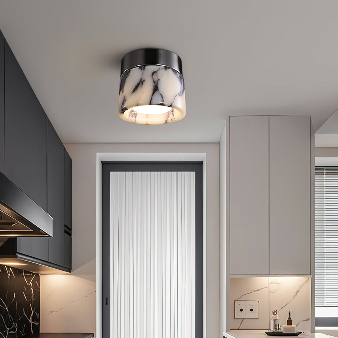 Ivinir Lampe De Plafond Ronde Marbre Minimaliste Moderne - Neutralighting