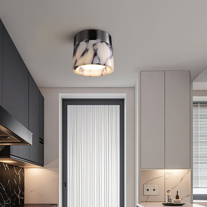 Ivinir Lampe De Plafond Ronde Marbre Minimaliste Moderne - Neutralighting