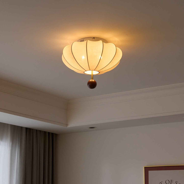 Lustra Métal 40cm Beige LED