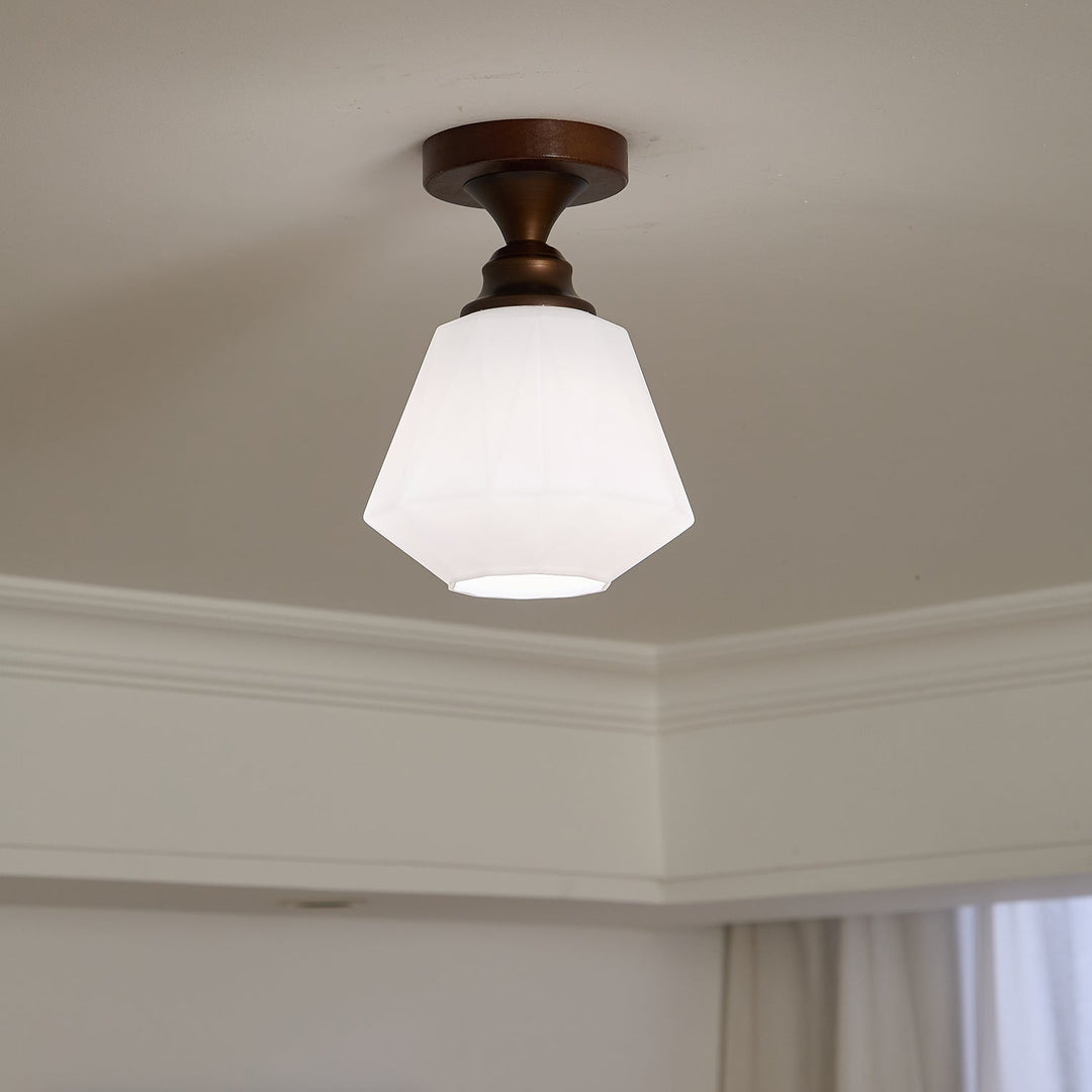 Alveneth Plafonnier en Verre Art Nordique Premium - Neutralighting