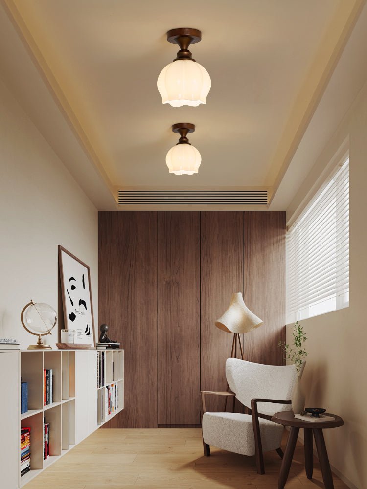 Alveneth Plafonnier en Verre Art Nordique Premium - Neutralighting