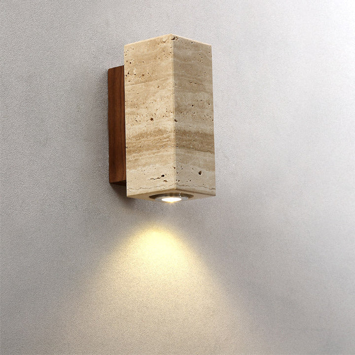Uvineth Applique Murale Travertin Minimaliste Moderne - Neutralighting