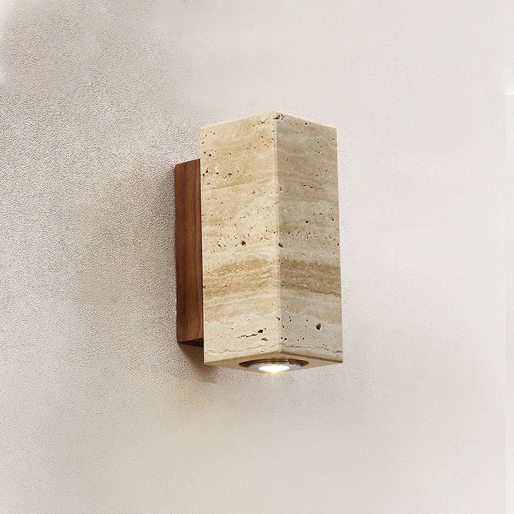 Uvineth Applique Murale Travertin Minimaliste Moderne - Neutralighting