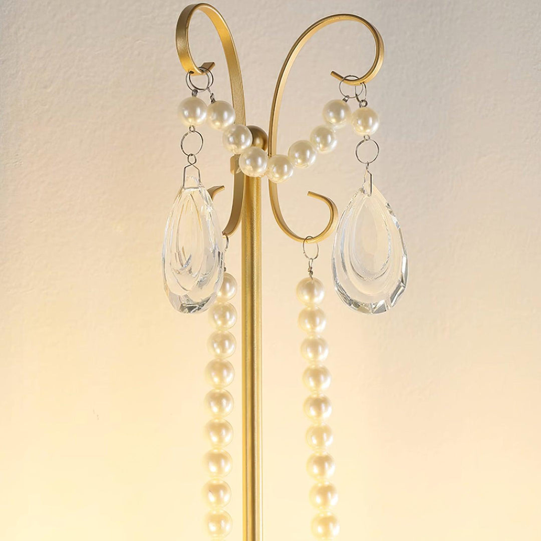 Applique Murale Perles de Cristal Ornée Élégante Chic pour Maison - Neutralighting