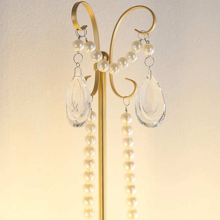 Applique Murale Perles de Cristal Ornée Élégante Chic pour Maison - Neutralighting