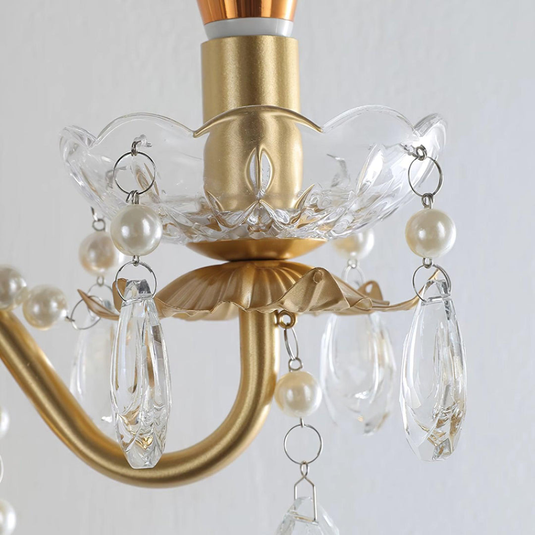 Applique Murale Perles de Cristal Ornée Élégante Chic pour Maison - Neutralighting