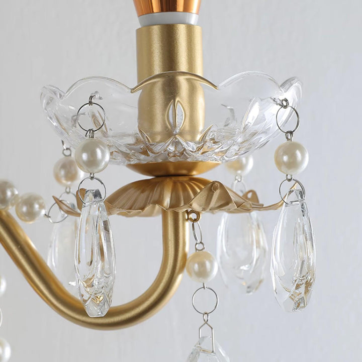 Applique Murale Perles de Cristal Ornée Élégante Chic pour Maison - Neutralighting