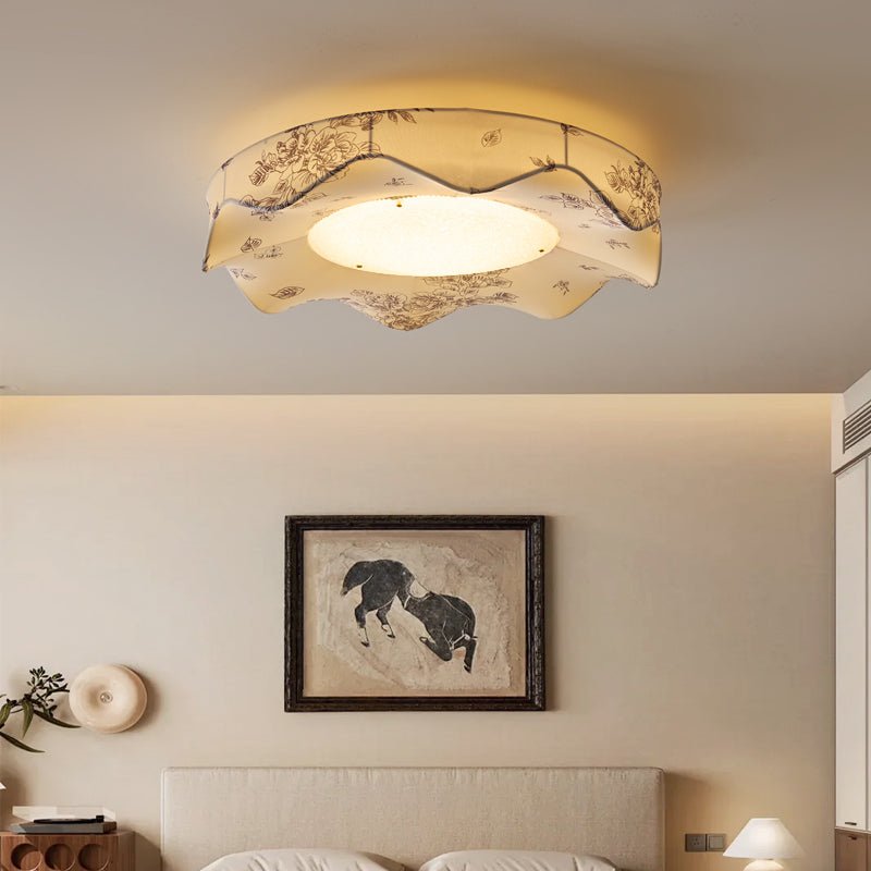Arvele Plafonnier en Tissu Art Nordique Premium - Neutralighting