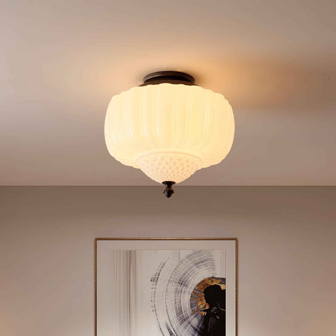 Plafonnier Arisha Verre LED V15