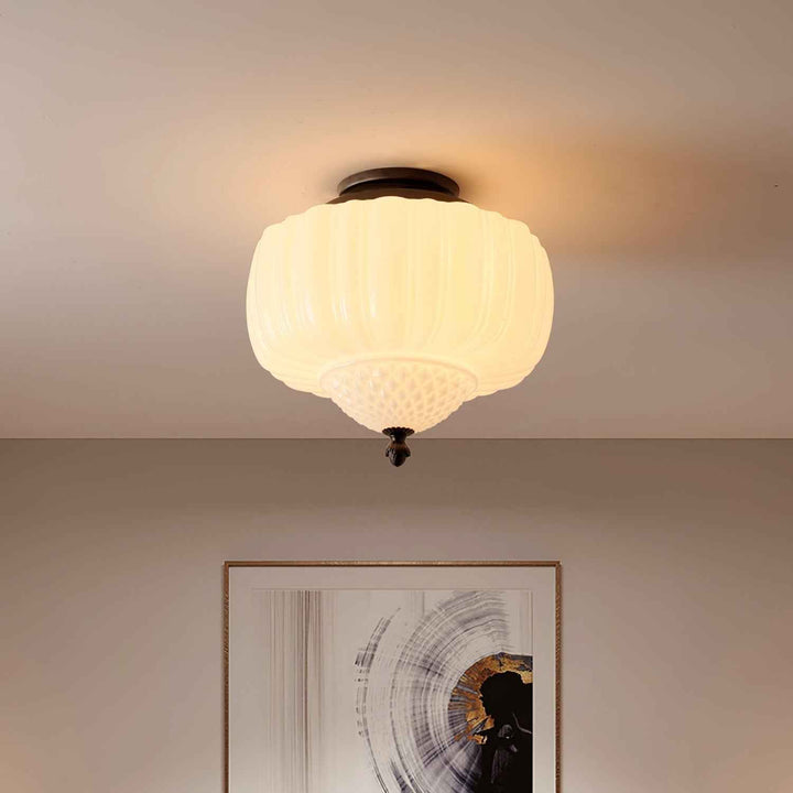 Plafonnier Arisha Verre LED V15