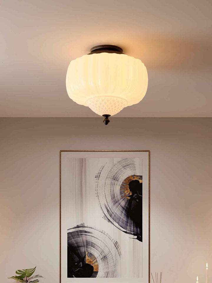 Solara Verre 36cm Noir LED