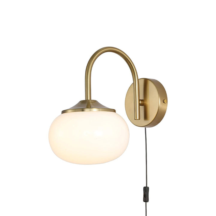 Dutiful Premium Nordic Art Plug-in Glass Sconce Wall Lamp - Neutralighting