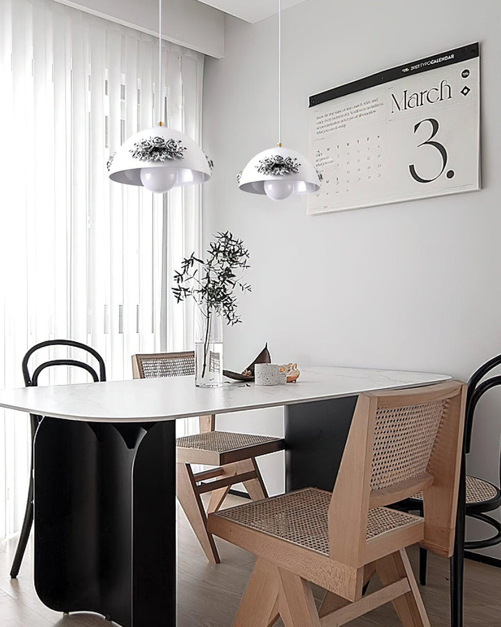 Masiero Suspension Rose Orné Dôme - Neutralighting