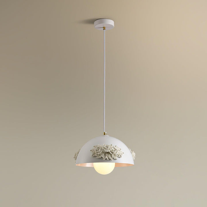 Masiero Suspension Rose Orné Dôme - Neutralighting