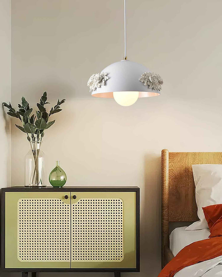 Masiero Suspension Rose Orné Dôme - Neutralighting
