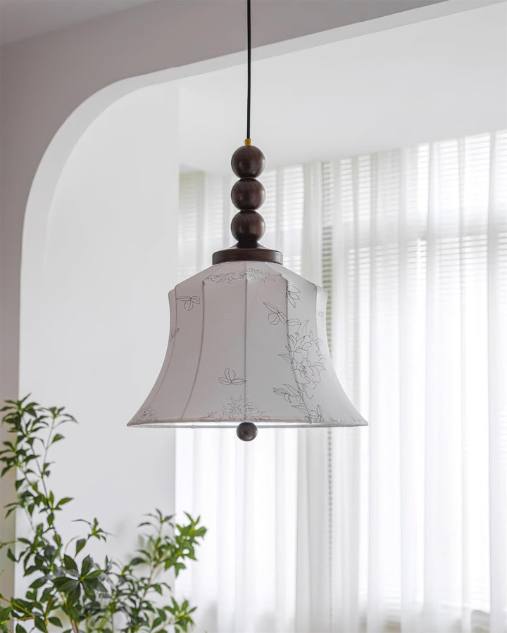 Materia Suspension Ligne Art Florale Bois Rustique - Neutralighting