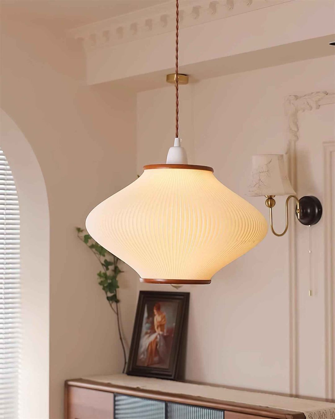 Lampe Hikari en Bois – Design Contemporain