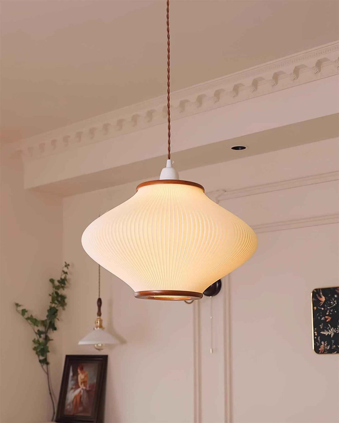 Lampe Hikari en Bois – Design Contemporain