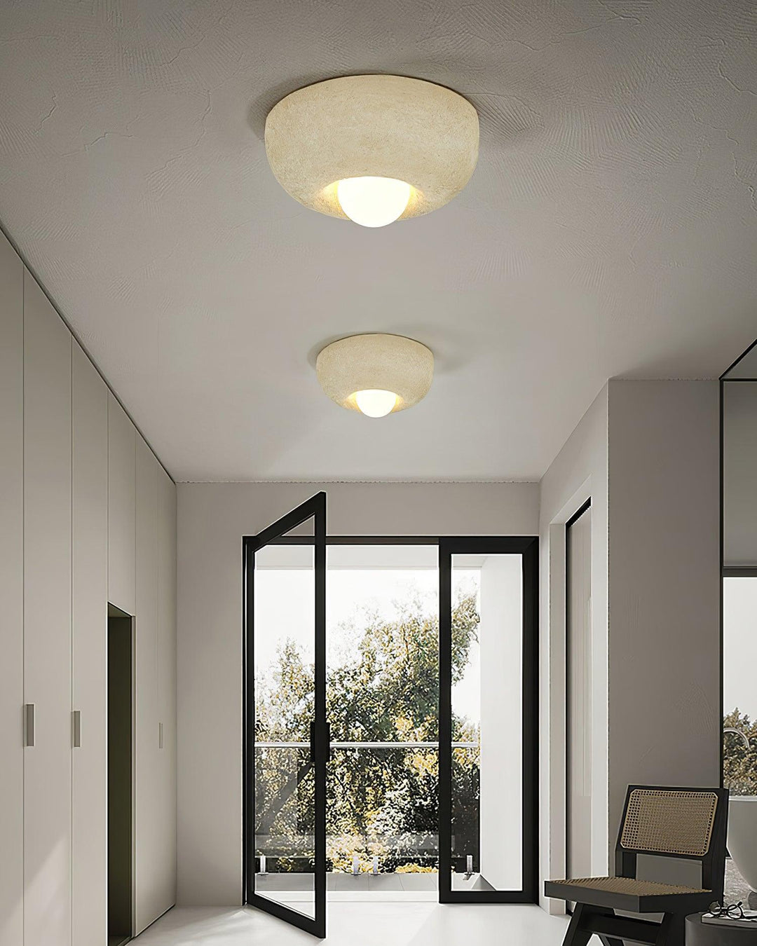 Mauro Lustre Plafonnier Texture Naturelle Éclairage Doux - Neutralighting