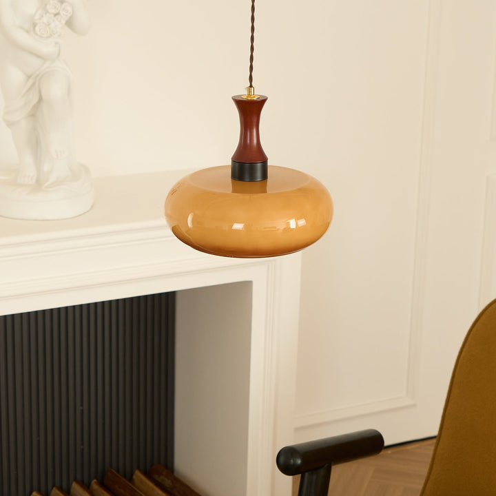 Charlotte Suspension Bois Verre - Neutralighting