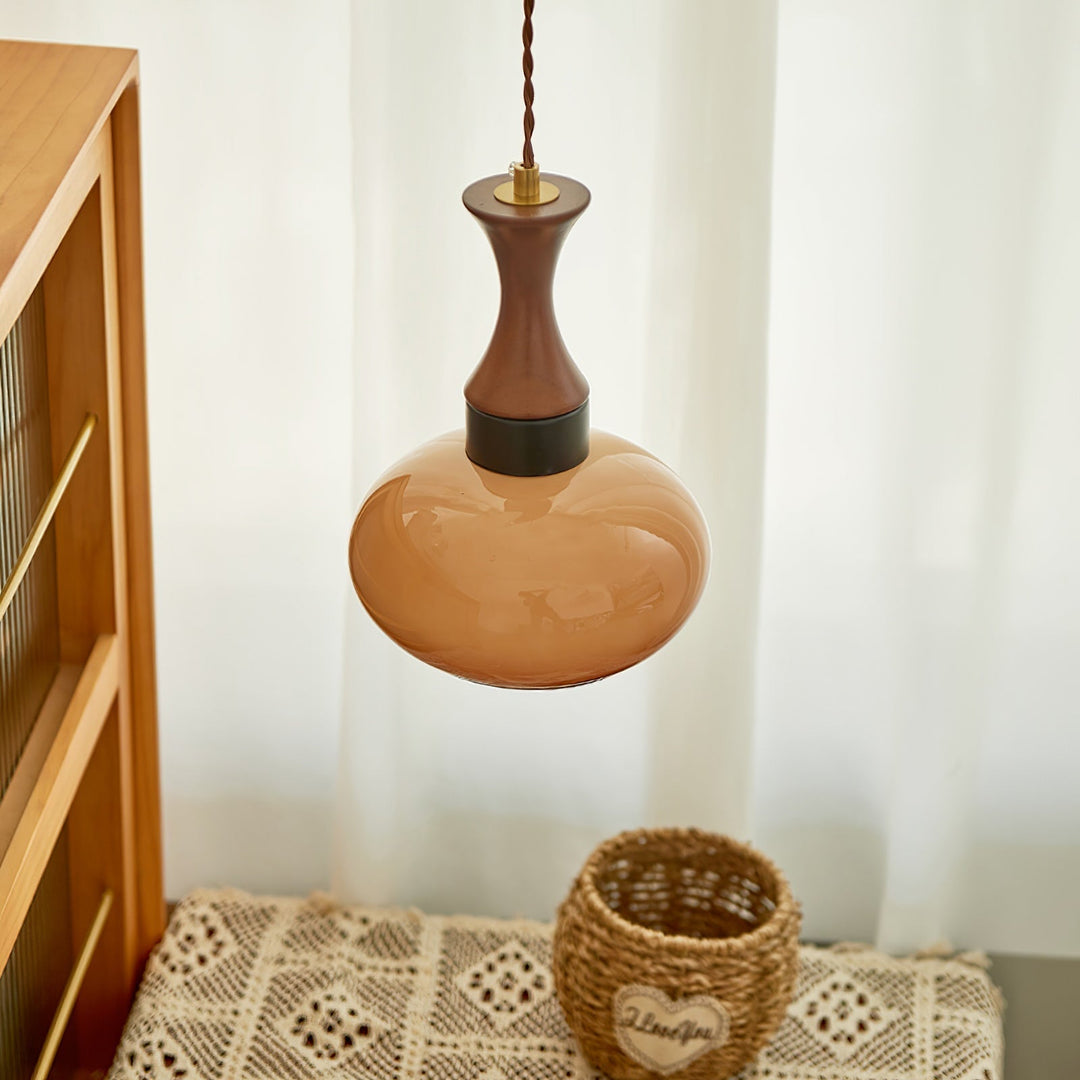 Charlotte Suspension Bois Verre - Neutralighting