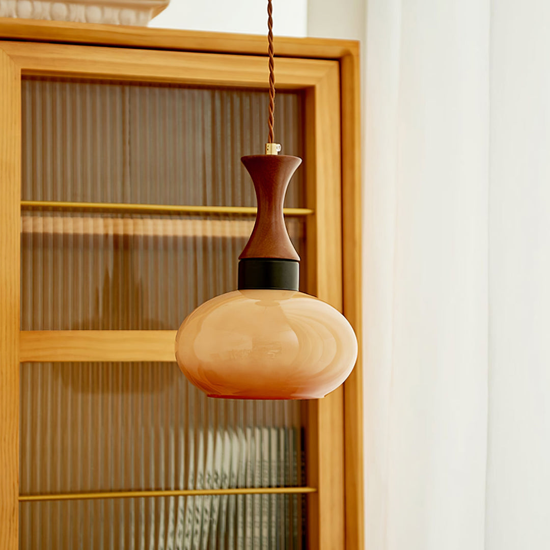 Charlotte Suspension Bois Verre - Neutralighting