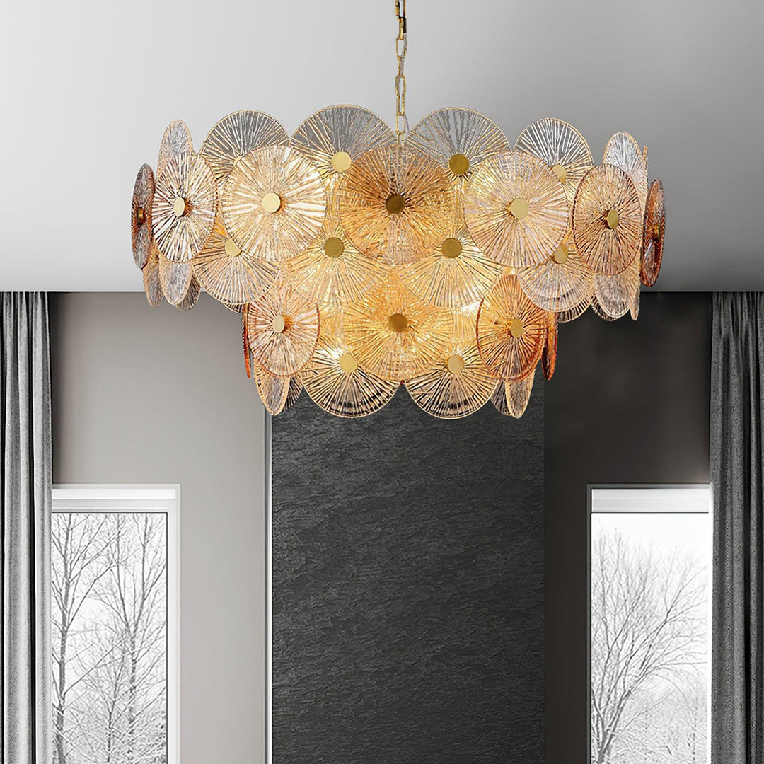 Aurelia Chandelier en Verre Luxueux - Neutralighting