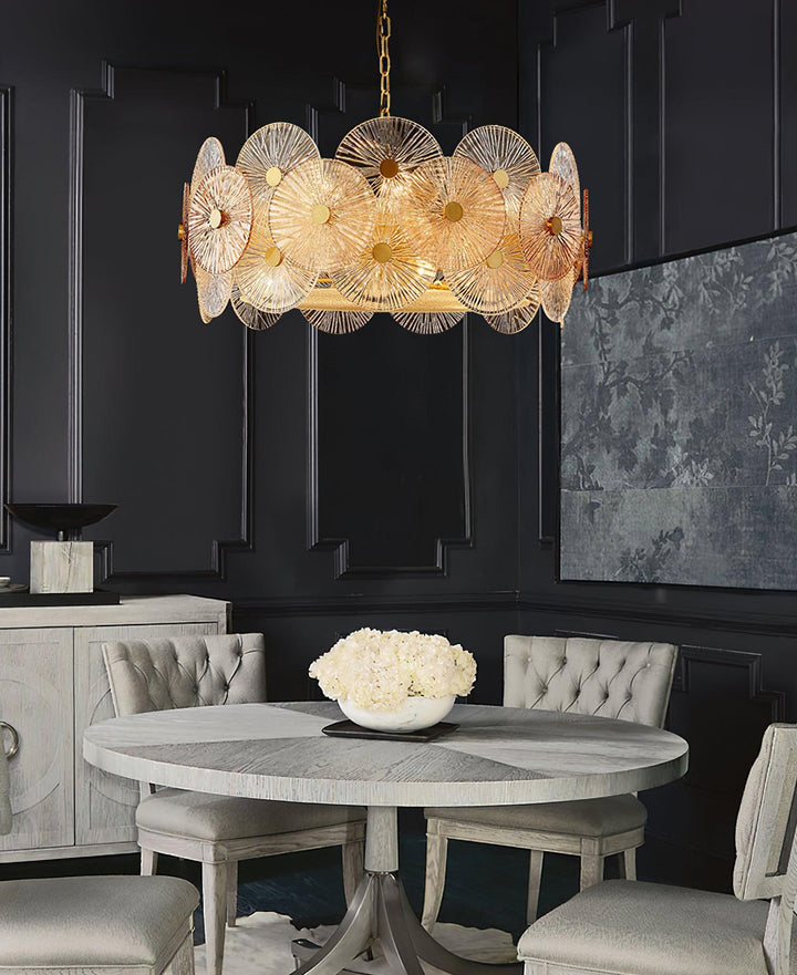 Aurelia Chandelier en Verre Luxueux - Neutralighting