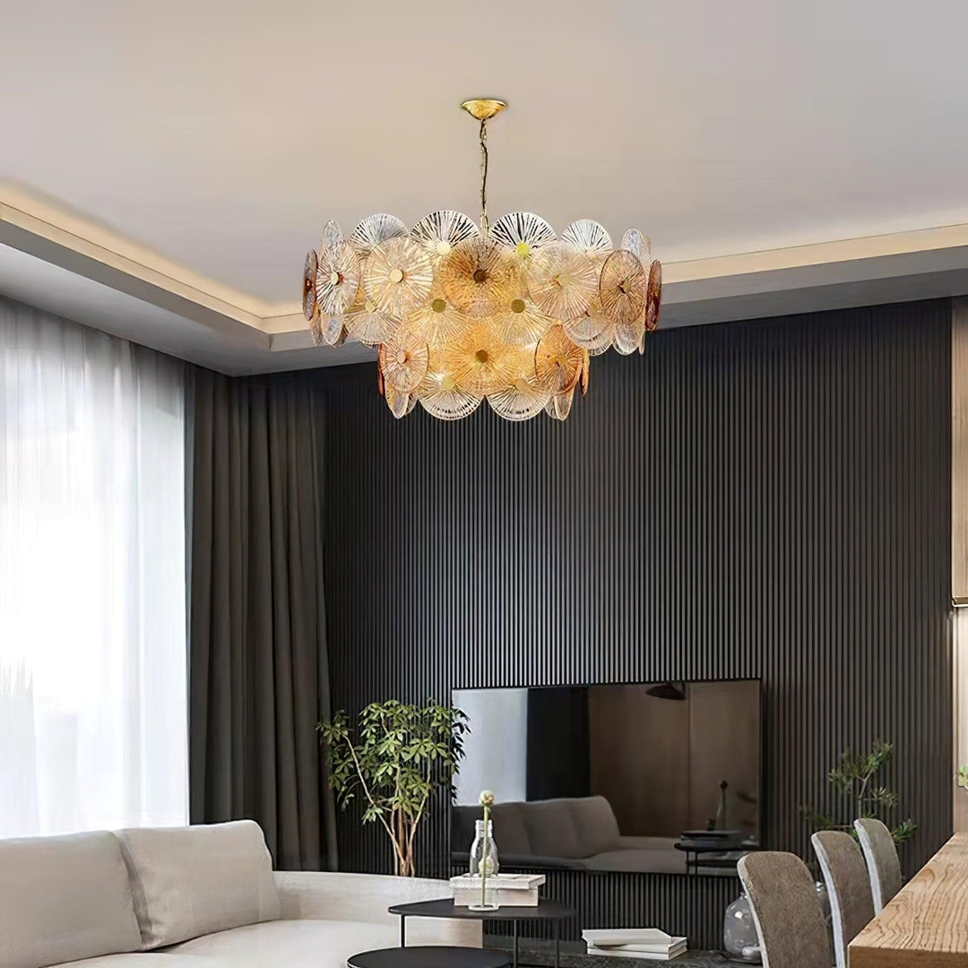Aurelia Chandelier en Verre Luxueux - Neutralighting